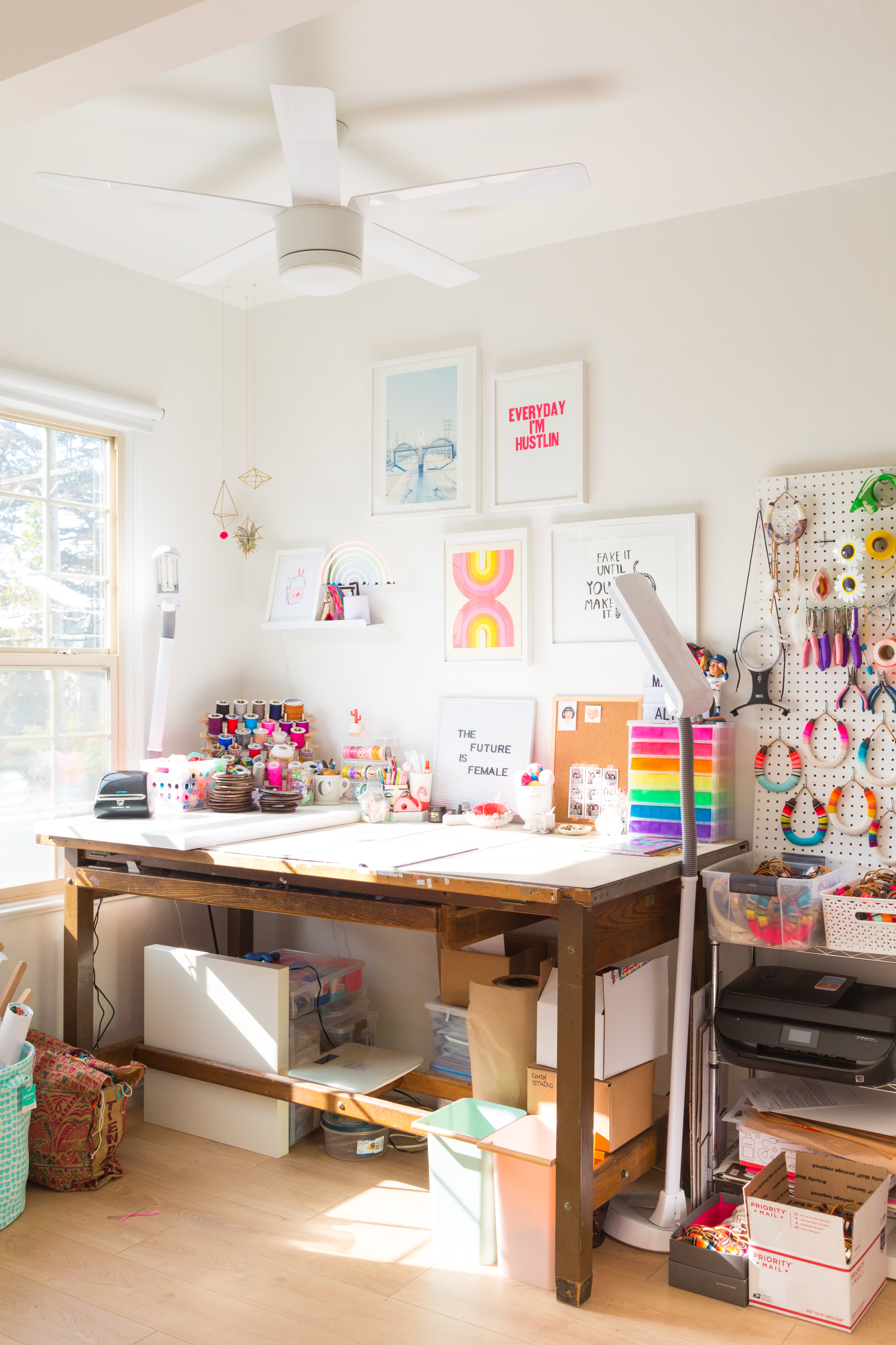 House Tour A Playful, RainbowHued LA Studio Apartment Apartment Therapy